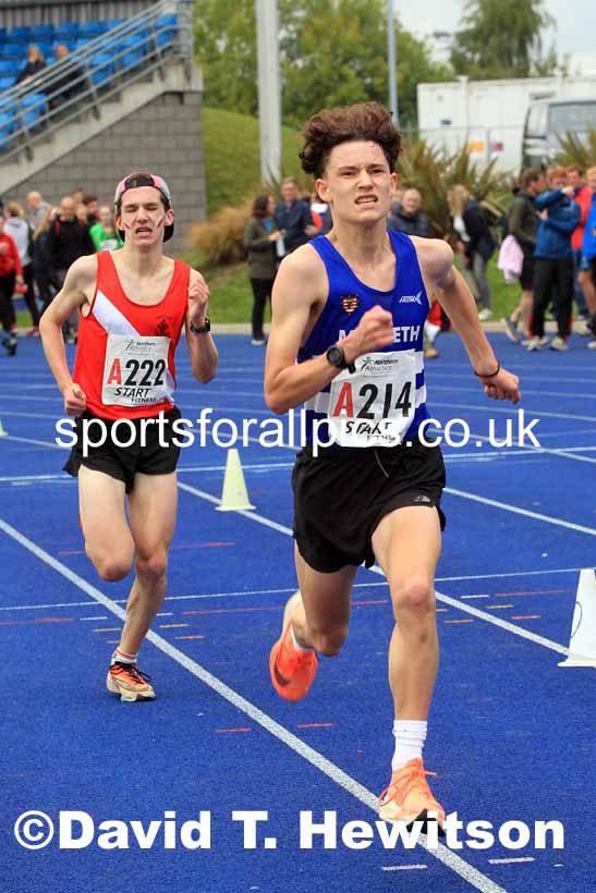 Mens under-17s 2022 Northern Road Relays, SportsCity, Manchester. Photo: David T. Hewitson/Sports for All Pics